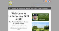 Desktop Screenshot of letterkennygolfclub.com